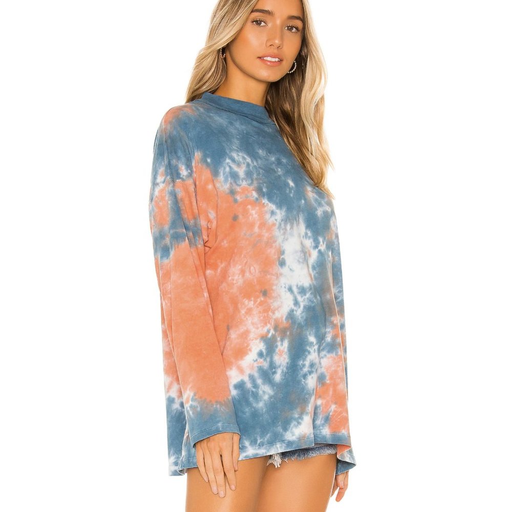 Free People ~ Be Free Tie Dye Shirt Top - Picture 2 of 12